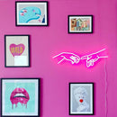 Touching Finger Neon Sign