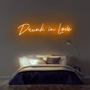 Drunk in love neon sign