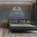 Heart Hand Neon Sign